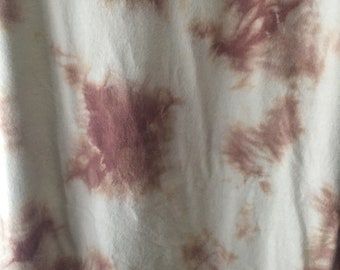 Hand dyed soft cotton tee in Cracked Earth