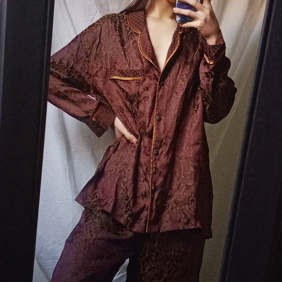 Vintage 80s Victoria's Secret Victorian Pajama Set