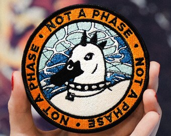 Punk Duck - Not A Phase - Iron-on Patch