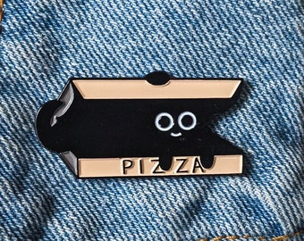 Pizza Cat - Soft Enamel Pin - Pizza Box Variant