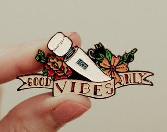 Good Vibes Only - Soft Enamel Pin