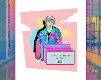 Don't Windbreak my Heart - Art Print
