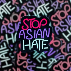 Stop Asian Hate - 3 Pack Charity Stickers