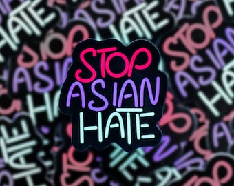 Stop Asian Hate - 3 Pack Charity Stickers