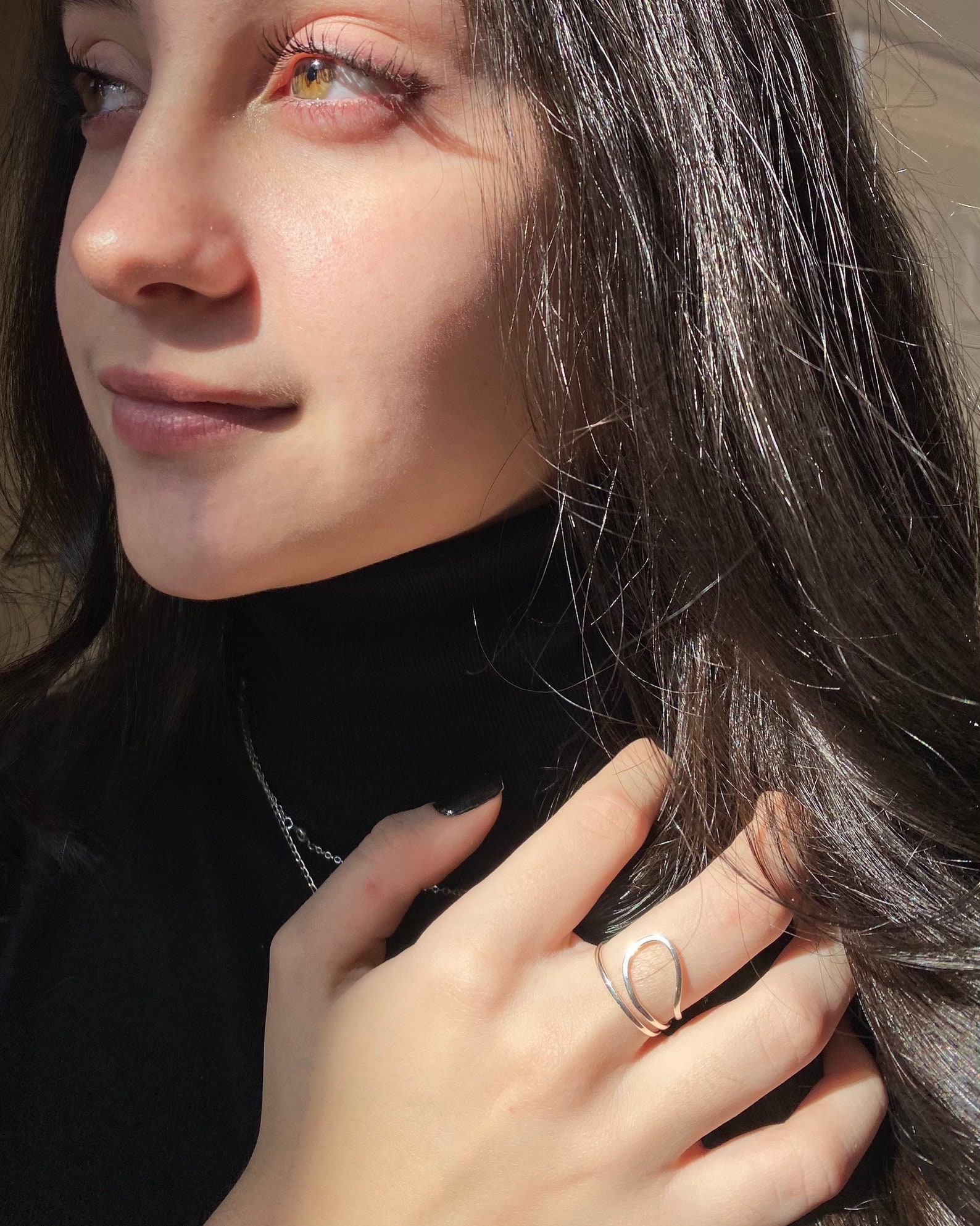 Sterling Silver Venus Ring Etsy