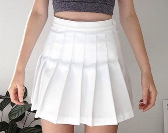 white skirt etsy