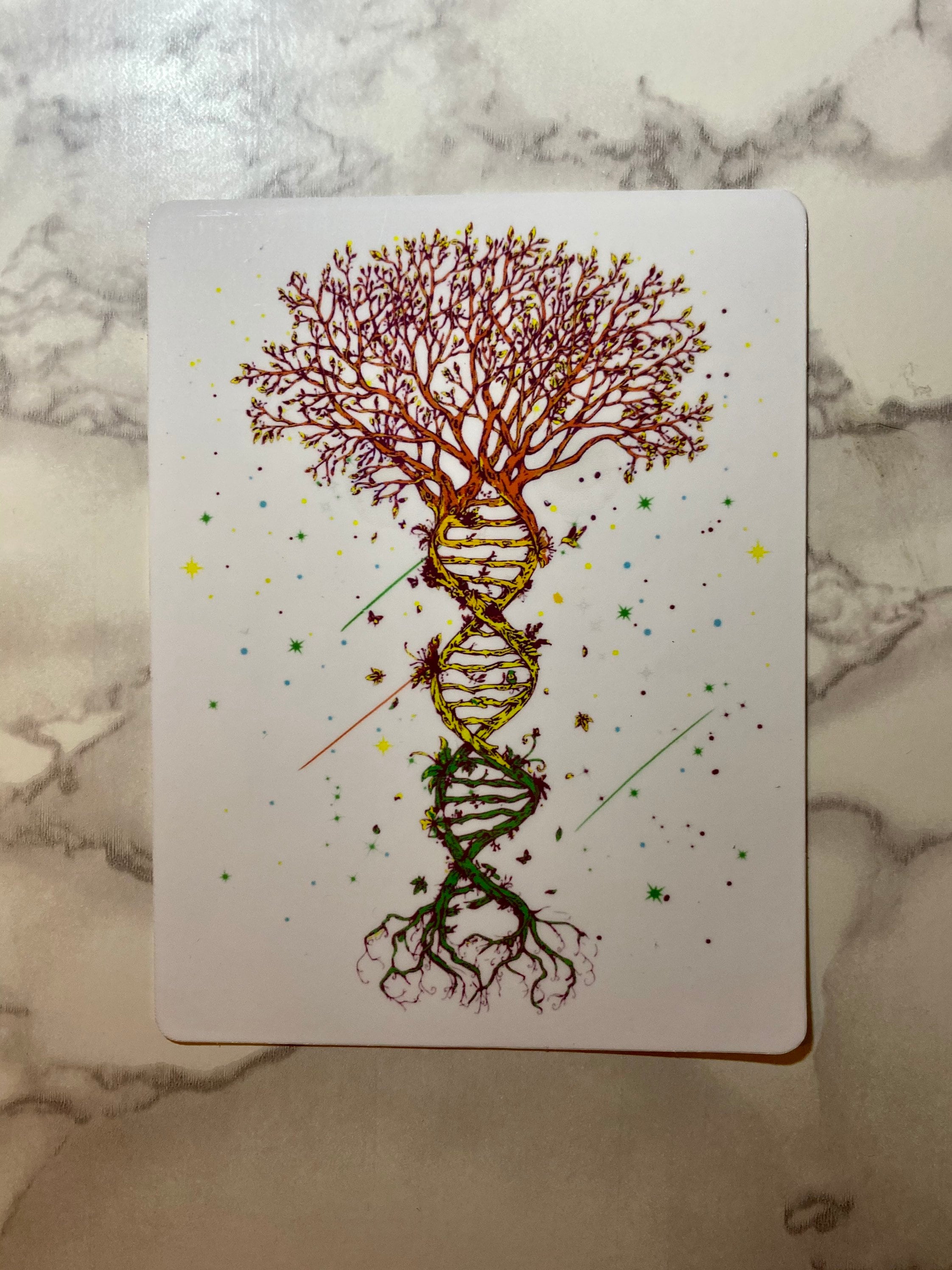 DNA Tree Sticker Tree of Life - Etsy