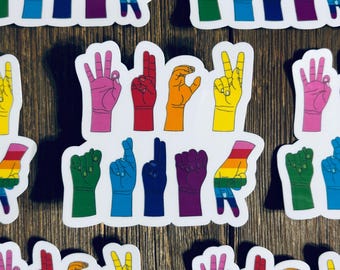 F*ck Trump Sign Language Sticker