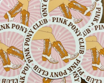 Pink Pony Club | Chappel Roan Sticker | Sticker Or Magnet