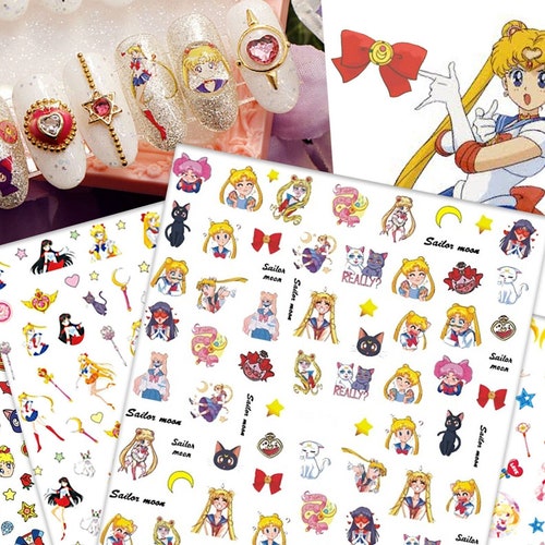 Nail Art Stickers Bohemian Evil Eye Hamsa Moon Boho Nails Etsy