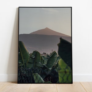 Teide - Teneriffa Kunstdruck Vulkan Bananen Insel Berge