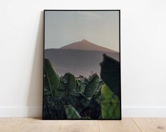 Teide - Tenerife Art Print Volcán Bananas Isla Montañas