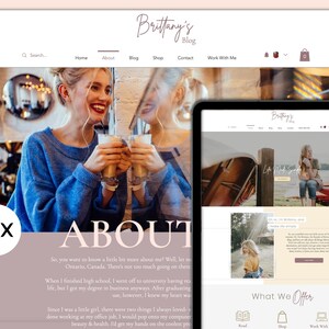 Wix Website Template Blog | Ecommerce | Services | Website Template