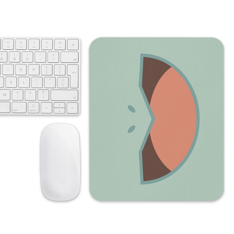 Minimalistic Squirtle Mouse Pad Fan Art Pokemon Cute Mouse Pad With