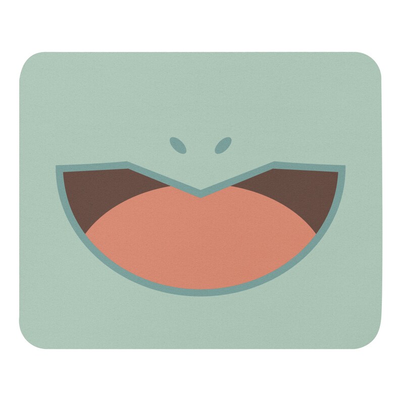 Minimalistic Squirtle Mouse Pad Fan Art Pokemon Cute Mouse Pad With