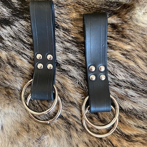 Par de caminatas con falda de cuero personalizadas