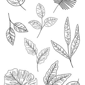 Leaves - Embroidery Pattern