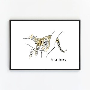 Wild Thing Print | Nursery Wall Art | Interior Decor | Nursery Print | Kids Room Decor | Animal Print | Kids Wall Art