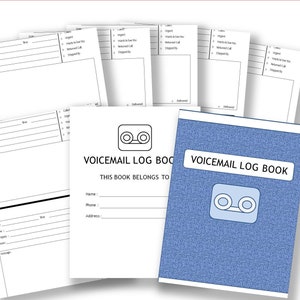 Voicemail Logbook Phone Call Log | Voicemail Book | Small Business Tools and Resources | US Letter Admin Business Center