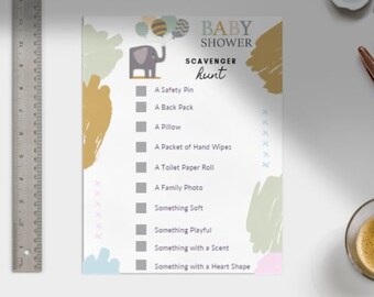 Scavenger Baby Shower Hunt - Etsy