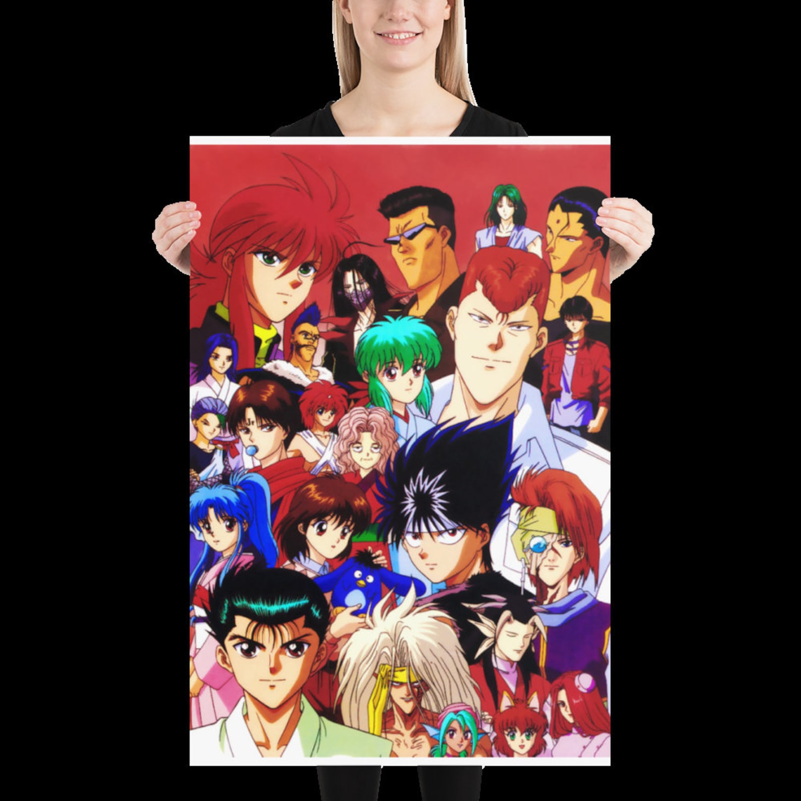 Anime Poster Yu Yu Hakusho Poster Vintage Anime Poster | Etsy