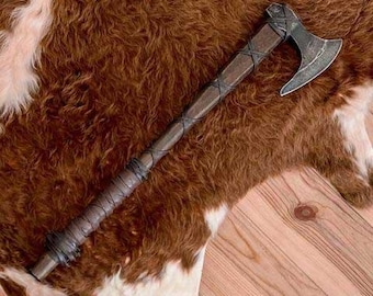 Ragnar Viking Axe, Beautiful Axe , Hand forged Axe , Ragnar axe , valentine's day Gift . Birthday gift, Gift for him