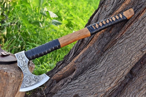 Viking axe, Viking hatchet axe, viking bearded axe, Tomahawk,  Vikings, Christmas gifts, Best men, Viking gifts