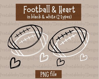Futebol PNG, Coração PNG, clipart de futebol, clipart de forma, clipart de esportes, design gráfico, arquivo PNG somente, Cricut, Canva, arquivo de corte svg