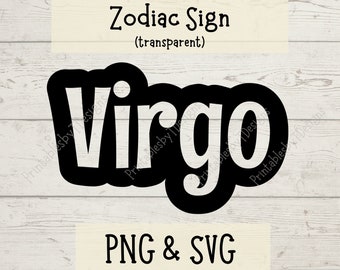 Sternzeichen PNG, Astrologie Sternzeichen, SVG-Schnittdatei, Astrologie Sternzeichen Zeichen, Jungfrau svg, Sternzeichen Png, Astrologie svg, Wortkunst