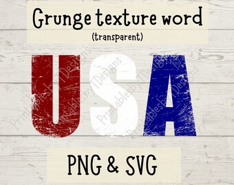 USA png, USA text design, distressed svg, grunge svg, USA svg, United States of America clipart, America word art, 4th of July svg, Cricut