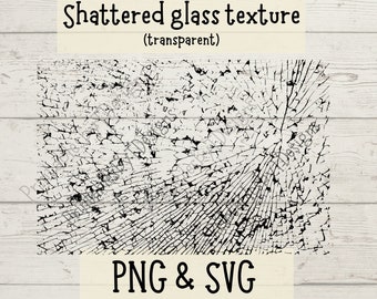 Zerbrochenes Glas Textur PNG, gebrochenes Glas Textur, beunruhigter Hintergrund SVG, Grunge svg, Textur Clipart, Textur Hintergrund SVG, Cricut