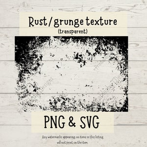Grunge rust texture PNG, distressed background SVG, grunge svg, texture clipart, texture background SVG, Cricut, Canva, instant
