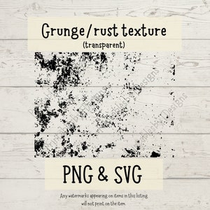 Grunge rust texture PNG, distressed background SVG, grunge svg, texture clipart, texture background SVG, Cricut, Canva, instant