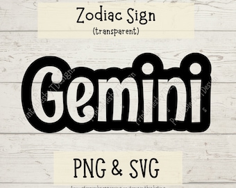 Sternzeichen PNG, Astrologie Sternzeichen, SVG-Schnittdatei, Astrologie Sternzeichen Zeichen, Zwillinge Zeichen, Zwillinge Zeichen, Wortkunst, Cricut