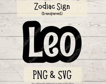 Sternzeichen PNG, Löwe Sternzeichen SVG, SVG Plotterdatei, Astrologie Zeichen svg, Löwe svg, Sternzeichen png, Astrologie Wort svg, Cricut, Canva
