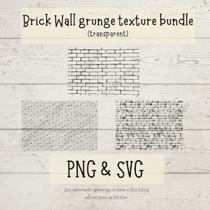 Ziegelwand Textur PNG, Ziegelwand SVG Schnittdatei, Grunge Textur, beunruhigte Textur, beunruhigt svg, Textur Clipart, Textur png, Cricut