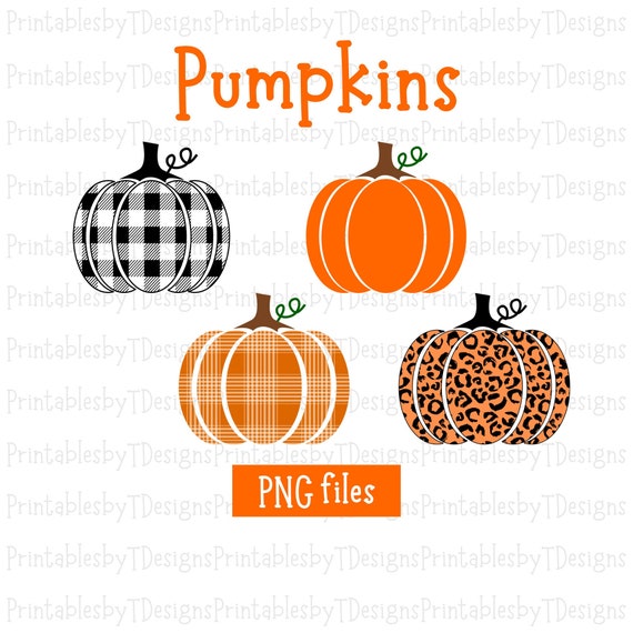 Monogrammed Leopard and Plaid Stacked Pumpkins Graphic Tee Shirt