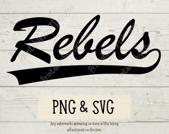 Rebellen PNG, SVG Schnittdatei, Rebellen svg, Kunst Clipart, Rebellen png, Rebellen Wort svg, Wortkunst, Grafikdesign, Cricut, Canva, sofort Download