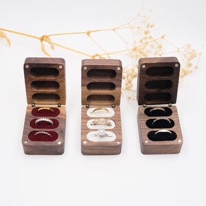 Personalized Wooden Engagement Ring Box, Personalized Wedding Ring Box ...