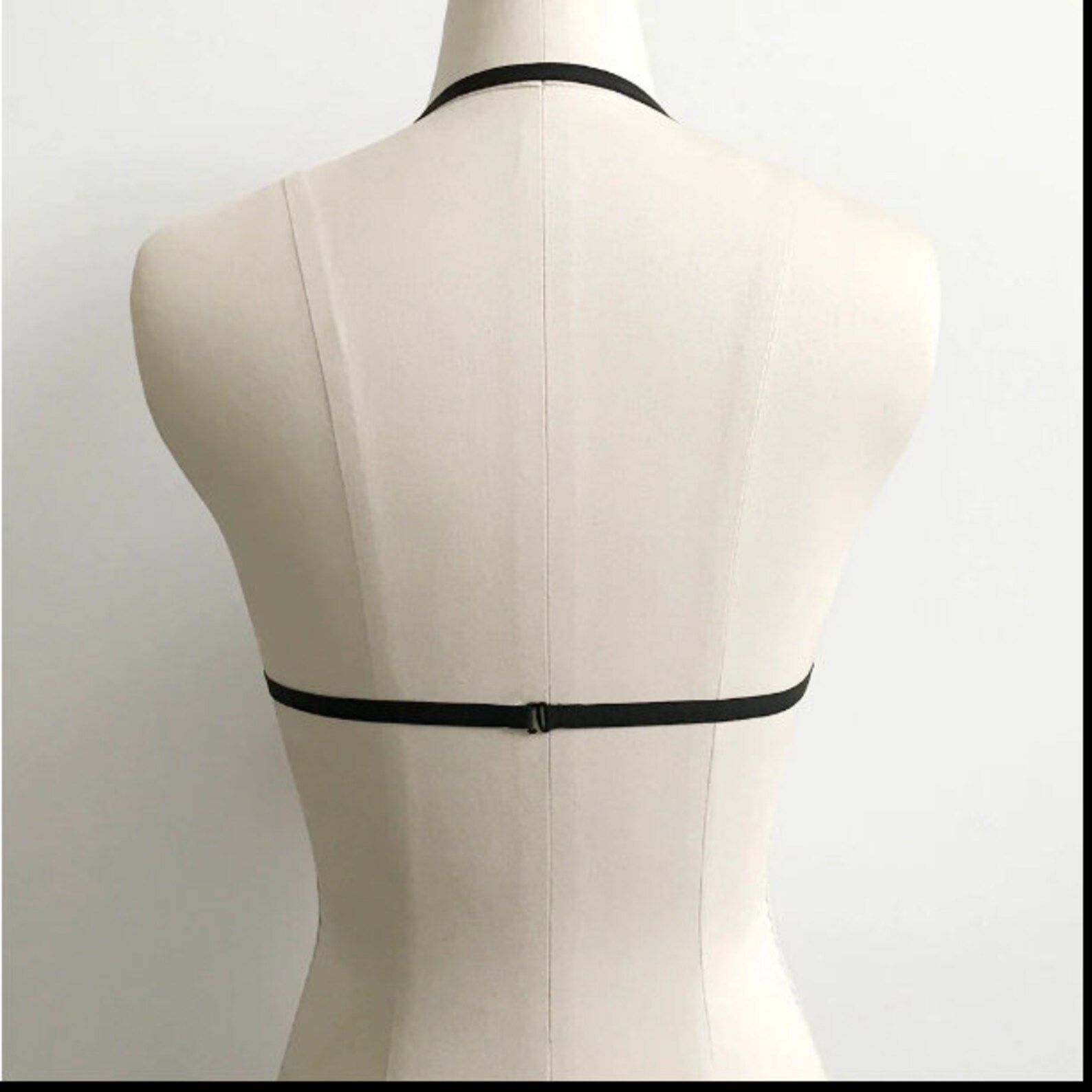 Women's Balck Sexy Bra Lace Elastic Cage Bra Black Strappy Etsy