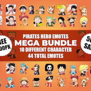 Anime emotes, Anime Bundles, Emotes pack Chibi punch Hero Emotes, twitch emotes, Manga Cartoon Cute Emotes, Anime Mega Bundles Cartoon.