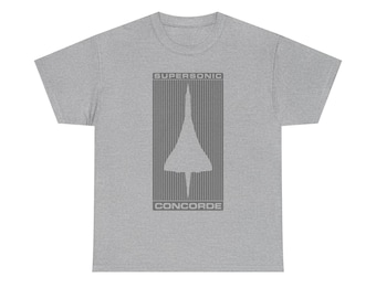 Concorde Supersonic Jet T-shirt: Aviation History Gift