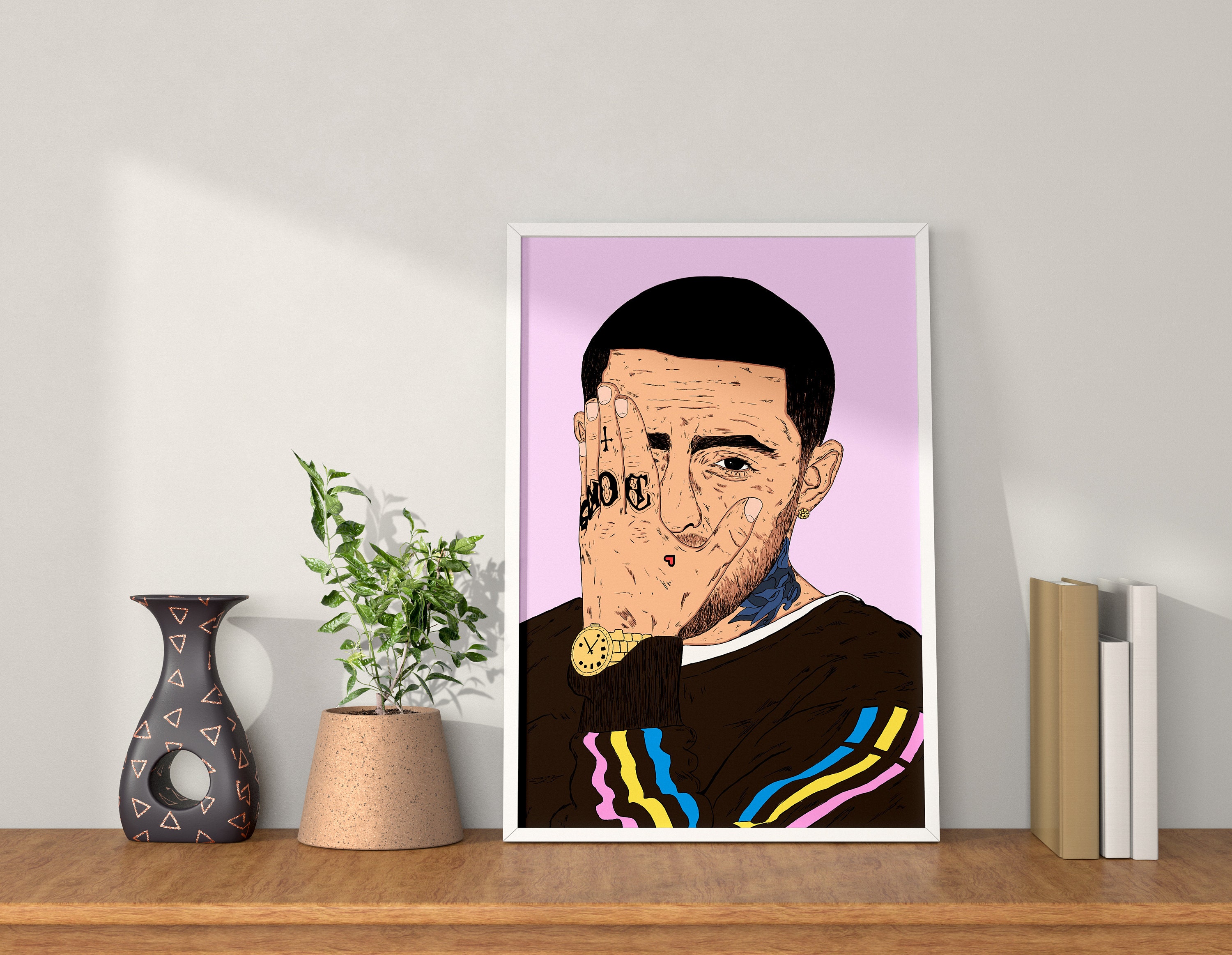 Mac Miller Poster / Mac Miller Print / Mac Miller Wall Art | Etsy