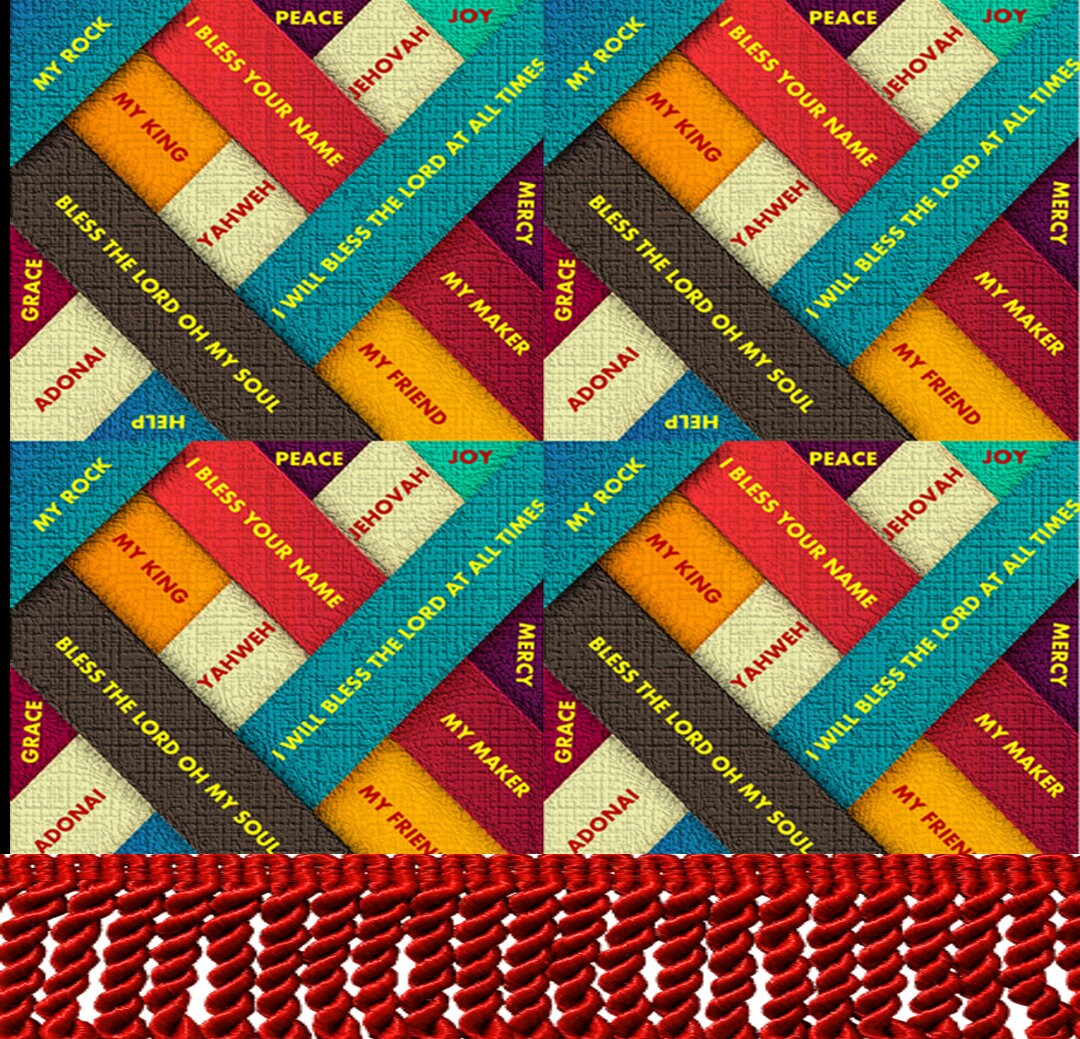 Names of God Prayer Cushion Mat Etsy