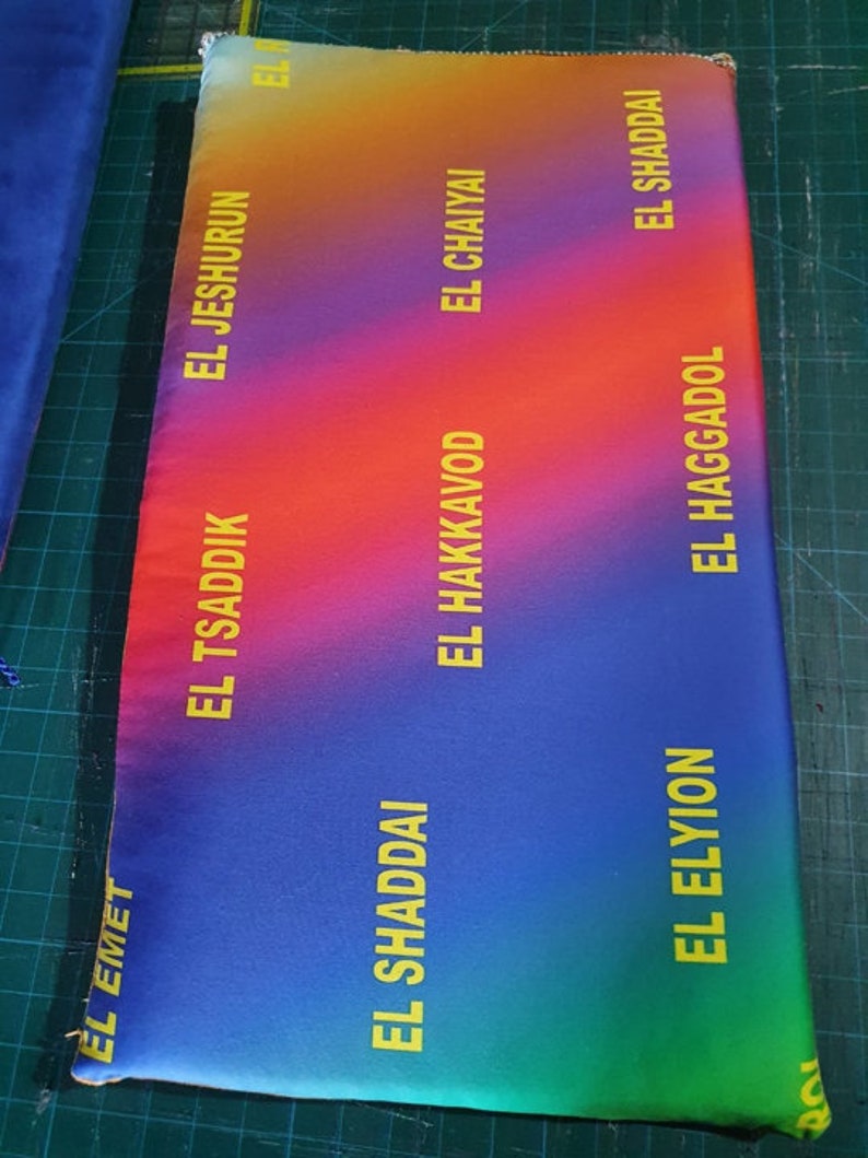 Names of God Prayer Cushion Mat Etsy