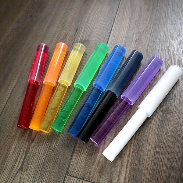 Colorful Acrylic Strikers -  Select a Color to Match With Your Singing Bowls!  Accessories to Use With Crystal Singing Bowls