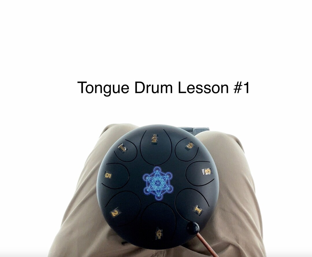 8 Tongue Drum Lesson 1, Instructional Video, Shamanic Drum, Ethereal Drum Vibration, Tank Drum