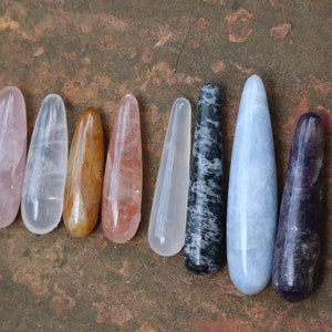 Crystal Massage Wands - Massage, Gemstones, Crystal Vibration
