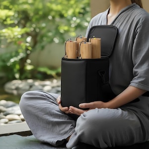 Myriad Melodies'  Padded Case for Chimes - Premium Padded Case - Padded Walls for Protection - One Size Fits All - Wind Chimes