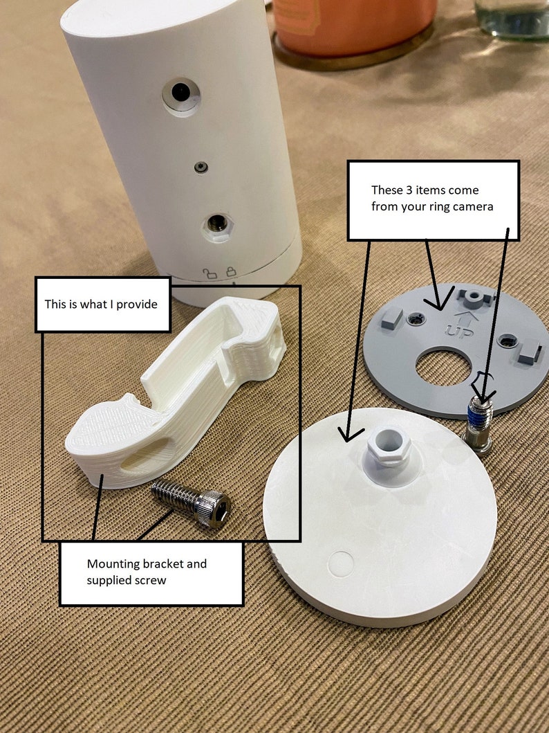 Ring Camera Mount Ceiling and Wall Etsy